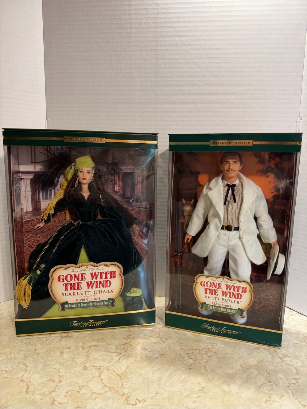 Mattel Gone With The Wind Scarlett O'Hara & Rhett Butler Doll Set